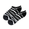 Zebra Stripe Ankle Socks