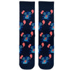 Navy Blue Stitch-Patterned Tongue
