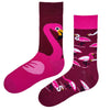 Flamingo Mismatched Socks