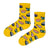 Sushi Pattern Yellow Socks