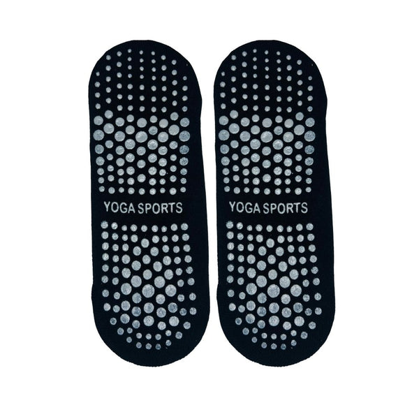 Black Yoga Sports Grip Socks