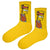 Bart Supreme Yellow Crew Socks