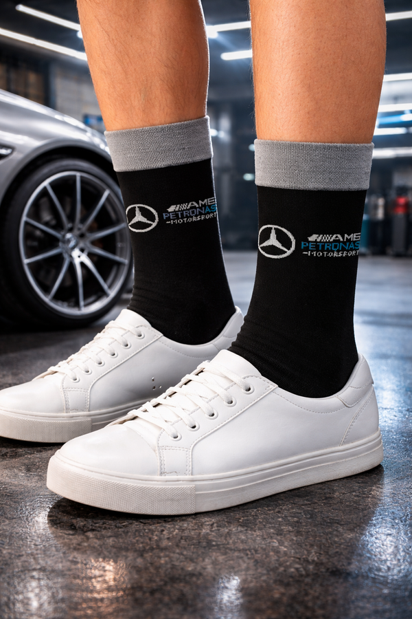 Black Mercedes AMG Petronas Socks – The Socks Store