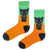Black Panther Socks, where fierce meets fashionable. Featuring a sleek black panther in a golden chain and jacket,