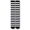 Black & White Striped Long Knee