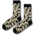 Black Retro Smiley Face Socks