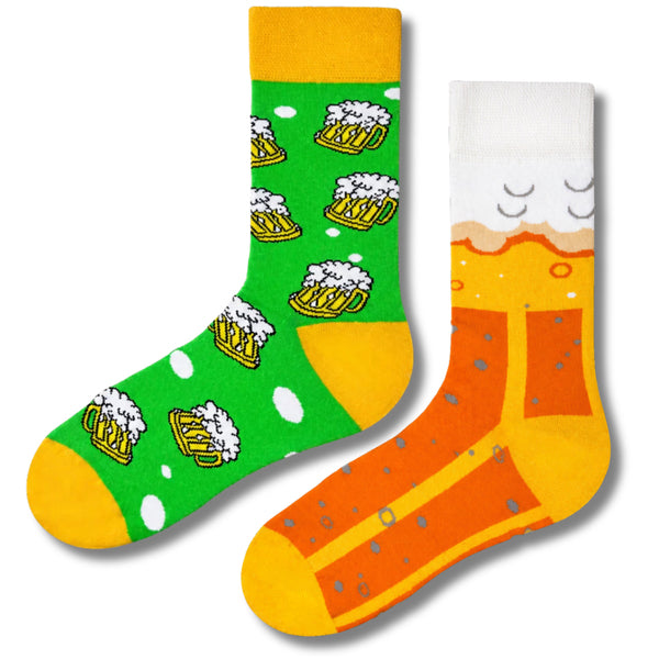 Beer Mismatched Socks