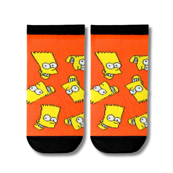 Bart Simpson Patterned Ankle