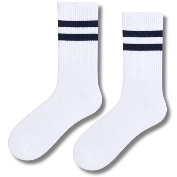 Classic White Athletic Stripe