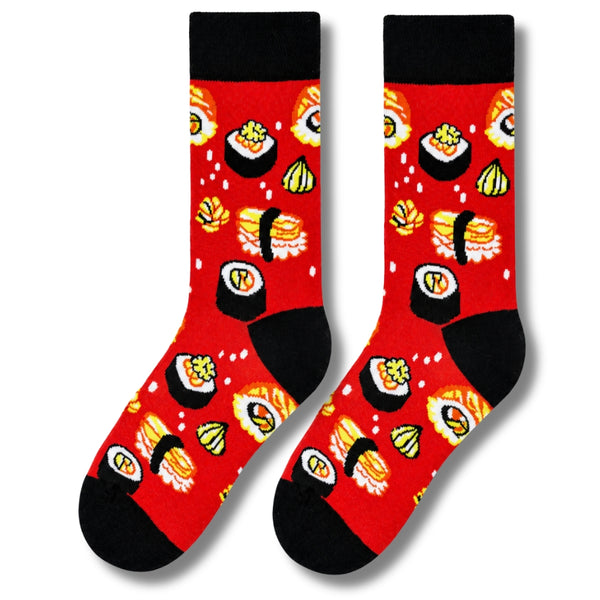 Sushi Patterned Red