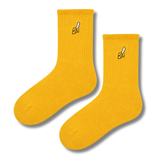 Embroidered Banana Yellow