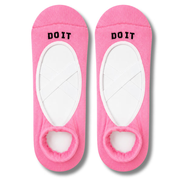DO IT Pink Pilates Grip Socks