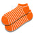 Orange Striped Ankle