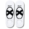 DO IT White Pilates Grip Socks