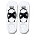 DO IT White Pilates Grip Socks