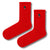 Cherry Embroidered Red