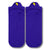 Purple Taco Embroidered Ankle