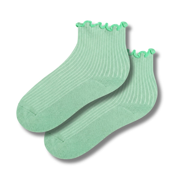 Ruffle Mint Green