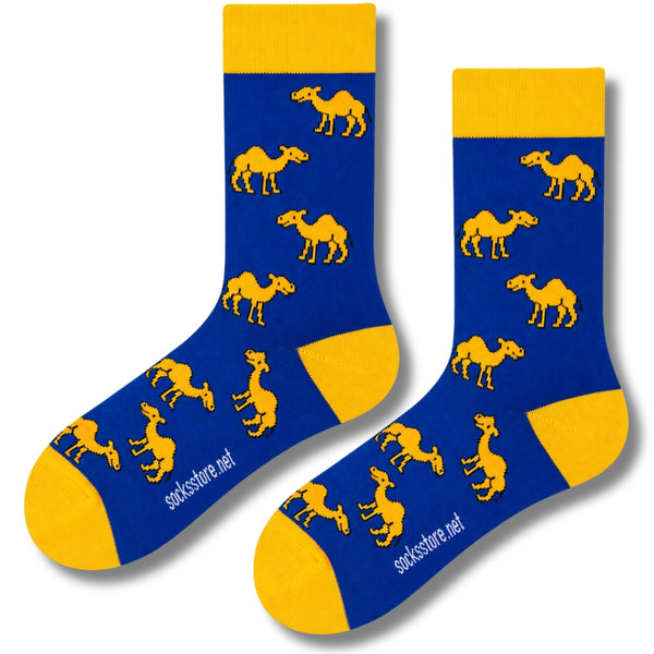 Camel Desert Purple Socks