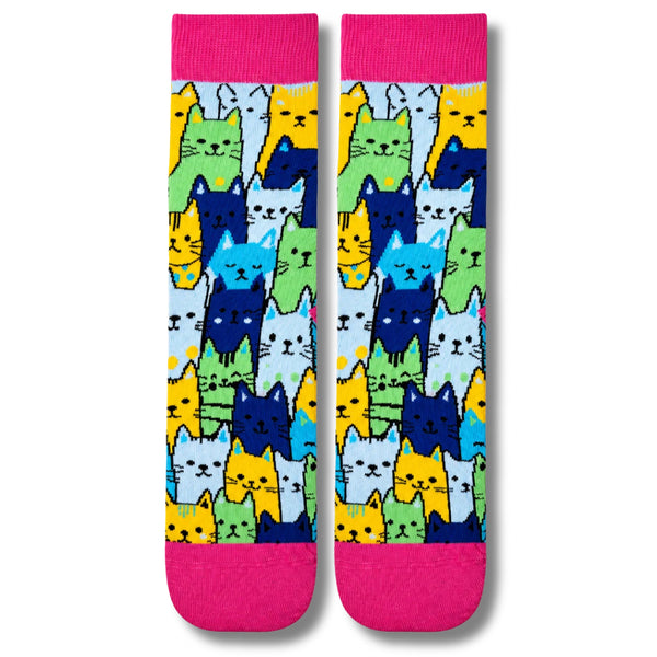 Colorful Cartoon Cat
