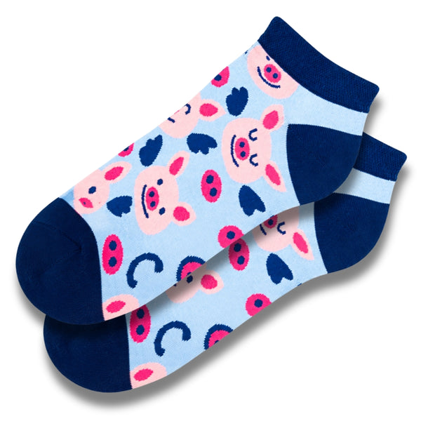 Pig Patterned Ankle