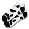 Cow Print Ankle Socks