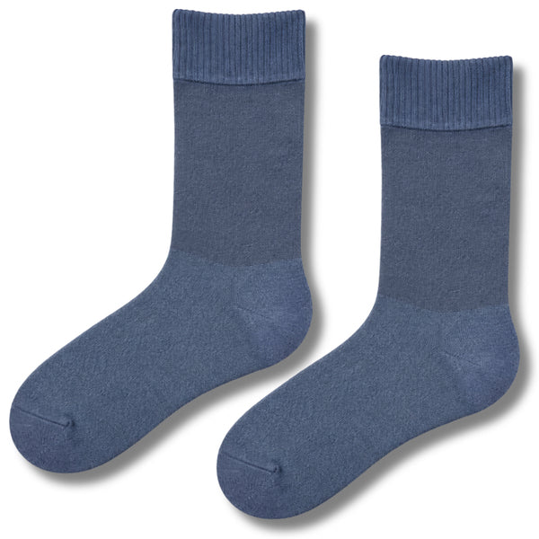 Premium Steel Blue Dibity Socks