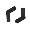 Dark grey ribbed crew & wool socks – a perfect blend of comfort and style