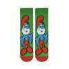  Papa Smurf socks! Designed for fans of the legendary The Smurfs series, these vibrant green and red socks feature the iconic village leader himself. 