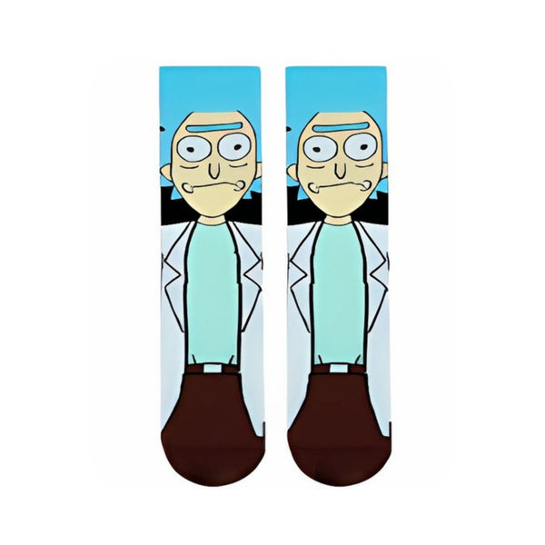  Rick Sanchez Socks, the perfect pick for fans of animated sci-fi and wild adventures. 
