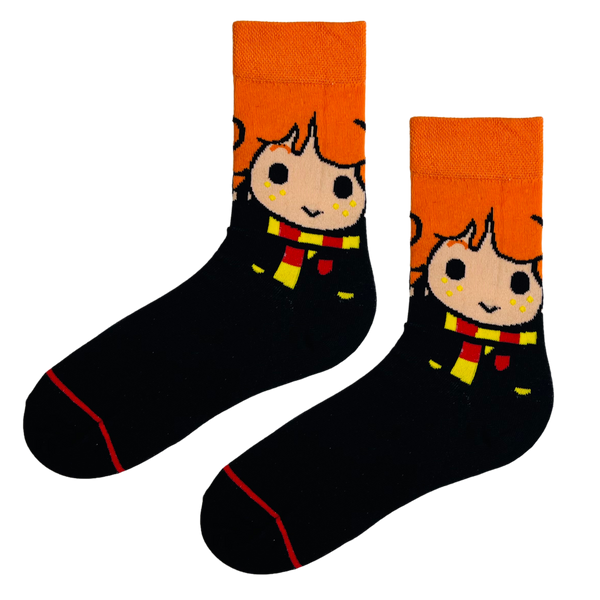  Ron Weasley Wizard Socks, inspired by your favorite red-haired wizard. 