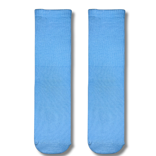 Sky Blue "Do It" Non-Slip Pilates Grip Socks