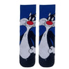 Sylvester the Cat Socks! Featuring the mischievous red-nosed feline from Looney Tunes