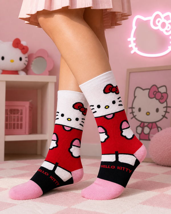 Hello Kitty Red Dress Socks