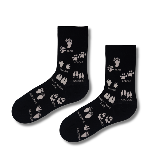 Wild Animal Tracks Socks
