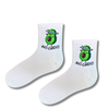 Avo-Cardio Avocado White Crew Socks