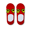 Avocado Invisible Red Socks