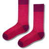 Bambu Burgundy Basket Weave Socksocks