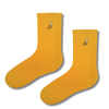Banana Yellow Crew Socks