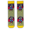 Bold Hero Striped Graphic Socks