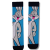 Blue Bugs Bunny cartoon crew socks with funny character design