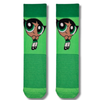 Green ButterCup Crew Socks