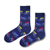 Colorful Bicycle Pattern Crew Socks