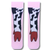 Cow Legs Pink Crew Socks