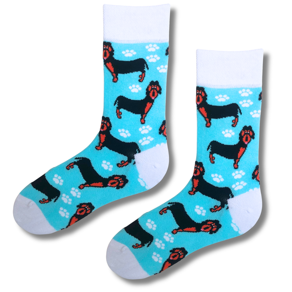 Dachshund Dog Crew Socks