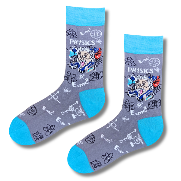 Einstein Physics Crew Socks