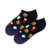 Fast Food Pattern Ankle Socks