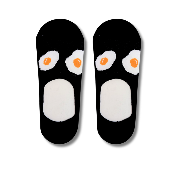 Fried Egg Eye Invisible Socks