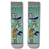 Squidward Cartoon Crew Socks
