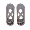 Grey Crossover Pilates Grip Socks
